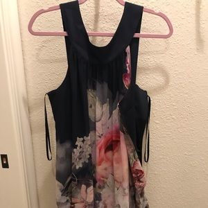 Ted baker sleeveless floral dress